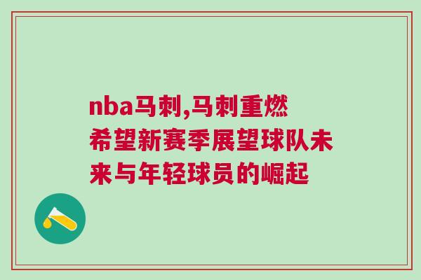 nba馬刺,馬刺重燃希望新賽季展望球隊未來與年輕球員的崛起